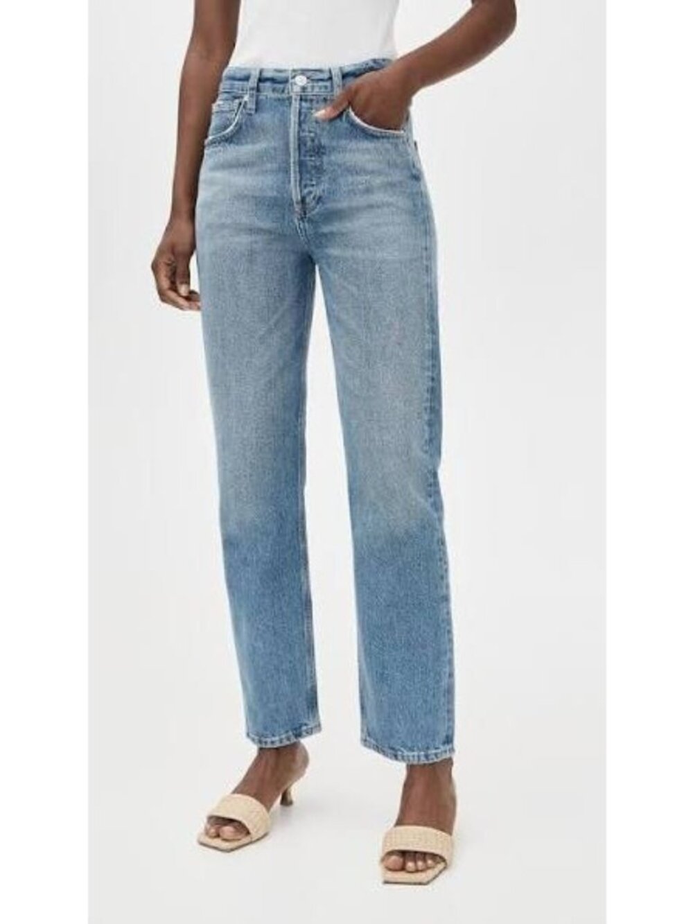 Agolde Nico High Waist Straight Leg Jeans Size 26
